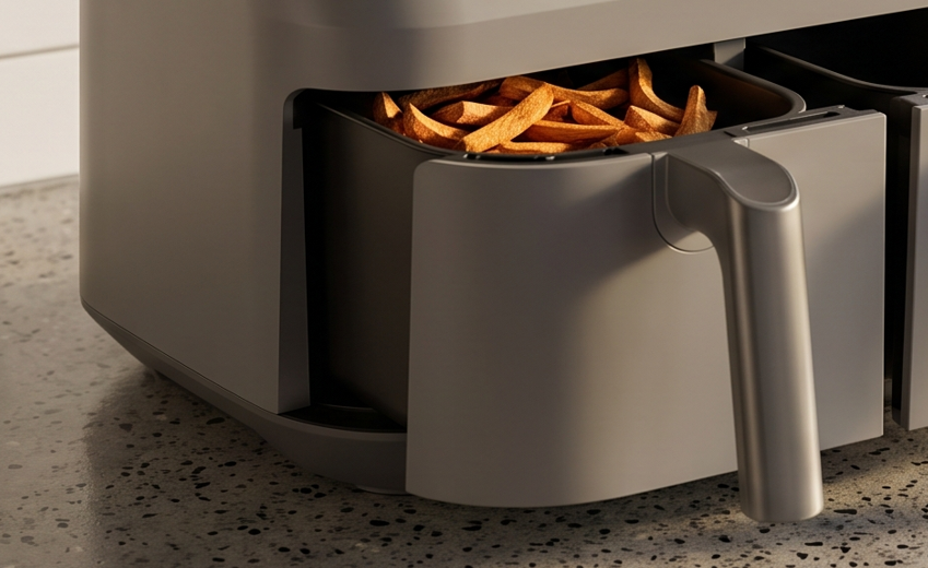 Airfryer gart ungleichmäßig