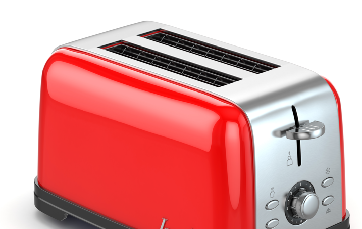 Toaster-Hebel klemmt